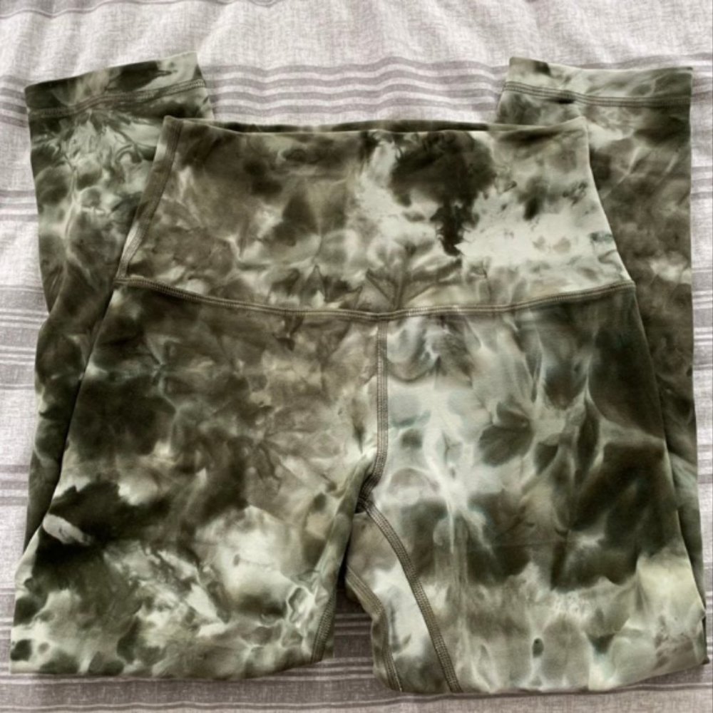 Lululemon Align 25" Leggings Diamond Dye Green